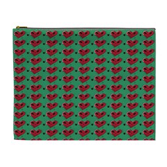 Evil Heart Graffiti Pattern Cosmetic Bag (xl)