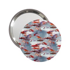 Golden Fishes 2 25  Handbag Mirrors by Sparkle