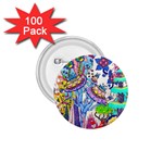 Mountain Abstract 1.75  Buttons (100 pack)  Front