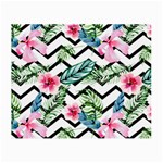 Tropical Zig Zag Pattern Small Glasses Cloth Front