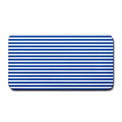 Classic Marine Stripes Pattern, Retro Stylised Striped Theme Medium Bar Mats
