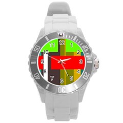 Serippy Round Plastic Sport Watch (l)