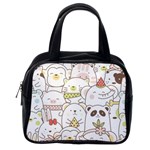 Cute-baby-animals-seamless-pattern Classic Handbag (Two Sides) Back