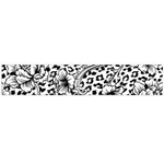 Vector-eclectic-fabric-seamless-pattern-animal-background-with-baroque-ornament Large Flano Scarf  Back