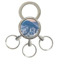 Aerial Cityscape Quito Ecuador 3-ring Key Chain by dflcprintsclothing