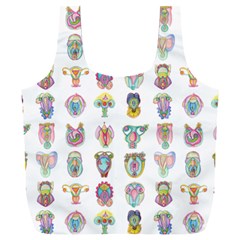 Female Reproductive System  Full Print Recycle Bag (xxl) by ArtByAng