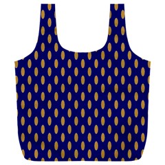 Polka Dots Full Print Recycle Bag (xxl)