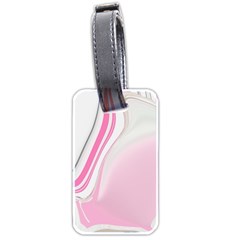 Modern Pink Luggage Tag (two Sides)