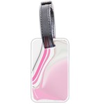 Modern Pink Luggage Tag (two sides) Back