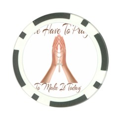 Panther World Limited Edition Prayer  Poker Chip Card Guard