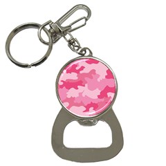 Camo Pink Bottle Opener Key Chain by MooMoosMumma