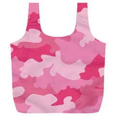Camo Pink Full Print Recycle Bag (xxxl) by MooMoosMumma