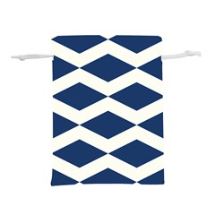 Diamonds Blue Lightweight Drawstring Pouch (s)