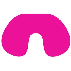 Neon Pink Color Travel Neck Pillow