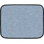 Faded Denim Blue Texture Fleece Blanket (Mini) 35 x27  Blanket