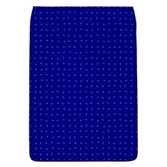 Navy Blue Color Polka Dots Removable Flap Cover (l)
