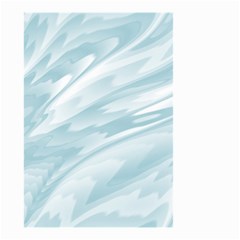 Light Blue Feathered Texture Small Garden Flag (two Sides)