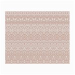 Boho Tan Lace Small Glasses Cloth Front