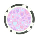 Unicorn Hearts Poker Chip Card Guard (10 pack) Front
