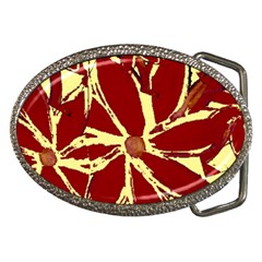 Flowery Fire Belt Buckles