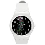 Galaxy Space Round Plastic Sport Watch (M) Front