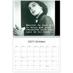 CALENDARIO RITA Wall Calendar 11 x 8.5 (12-Months) Oct 2025