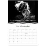 CALENDARIO RITA Wall Calendar 11 x 8.5 (12-Months) Sep 2025