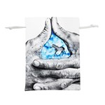 Hands Horse Hand Dream Lightweight Drawstring Pouch (L) Back