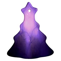 Violet Spark Christmas Tree Ornament (two Sides) by Sparkle