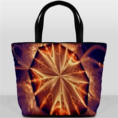Sun Fractal Bucket Bag