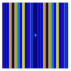 Blueyellow  Large Satin Scarf (square)