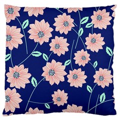 Floral Standard Flano Cushion Case (two Sides)