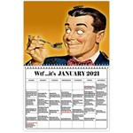 National Wt day is it?! Wall Calendar 11 x 8.5 (12-Months) Jan 2021