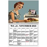 National Wt day is it?! Wall Calendar 11 x 8.5 (12-Months) Nov 2021