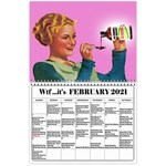 National Wt day is it?! Wall Calendar 11 x 8.5 (12-Months) Feb 2021