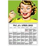 National Wt day is it?! Wall Calendar 11 x 8.5 (12-Months) Apr 2021