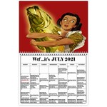 National Wt day is it?! Wall Calendar 11 x 8.5 (12-Months) Jul 2021