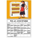 National Wt day is it?! Wall Calendar 11 x 8.5 (12-Months) Aug 2021