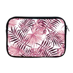 Pink Leaves Apple Macbook Pro 17  Zipper Case