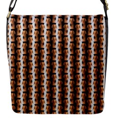 Snakeskin Flap Closure Messenger Bag (s)