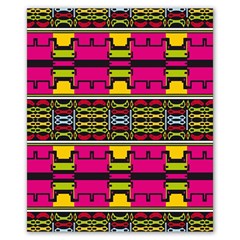 Pink Yellow Green Shapes                                                   Poster 20  X 24 