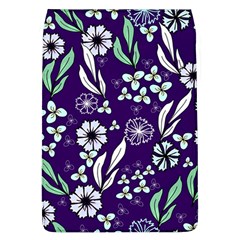 Floral Blue Pattern  Removable Flap Cover (l) by MintanArt
