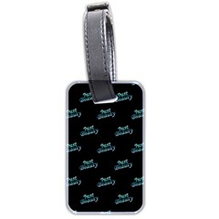 Just Beauty Words Motif Print Pattern Luggage Tag (two Sides) by dflcprintsclothing