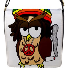  Rainbow Stoner Owl Flap Closure Messenger Bag (s) by IIPhotographyAndDesigns