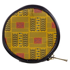 Digital Paper African Tribal Mini Makeup Bag by HermanTelo