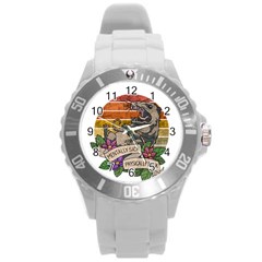 Possum - Mentally Sick Physically Thick Round Plastic Sport Watch (l)