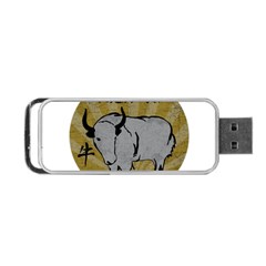 Chinese New Year ¨c Year Of The Ox Portable Usb Flash (two Sides) by Valentinaart