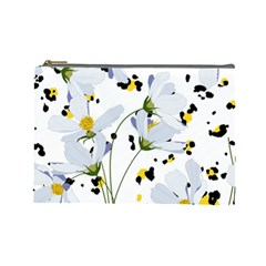 Tree Poppies  Cosmetic Bag (large) by Sobalvarro