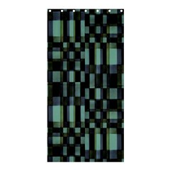 Dark Geometric Pattern Design Shower Curtain 36  X 72  (stall)  by dflcprintsclothing