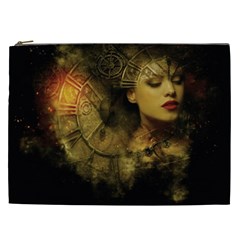 Surreal Steampunk Queen From Fonebook Cosmetic Bag (xxl) by 2853937